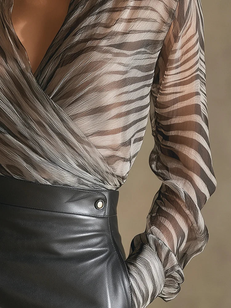 Camisa de gasa Chic