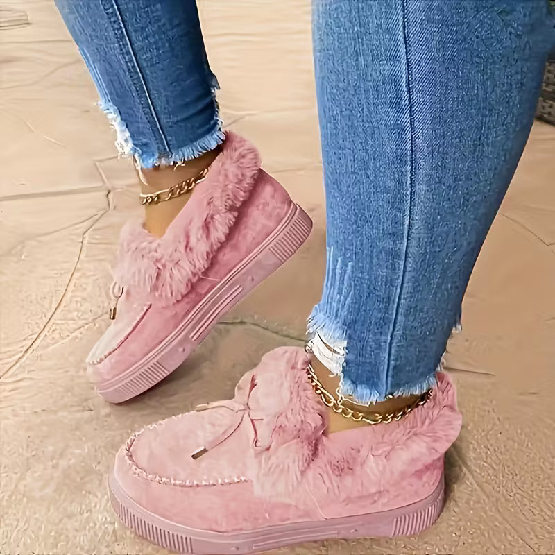 Botas de Felpa Planas