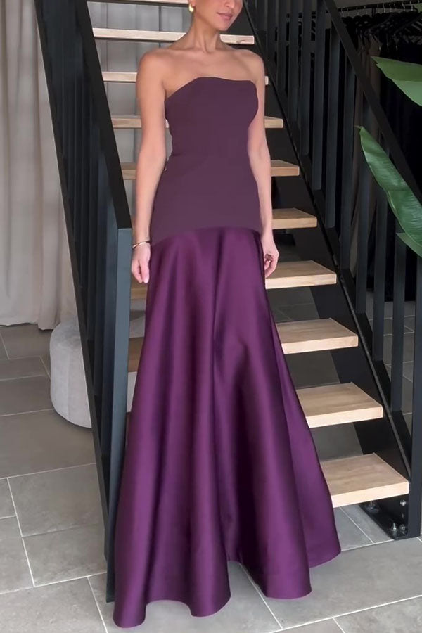 Vestido de Satén Reina