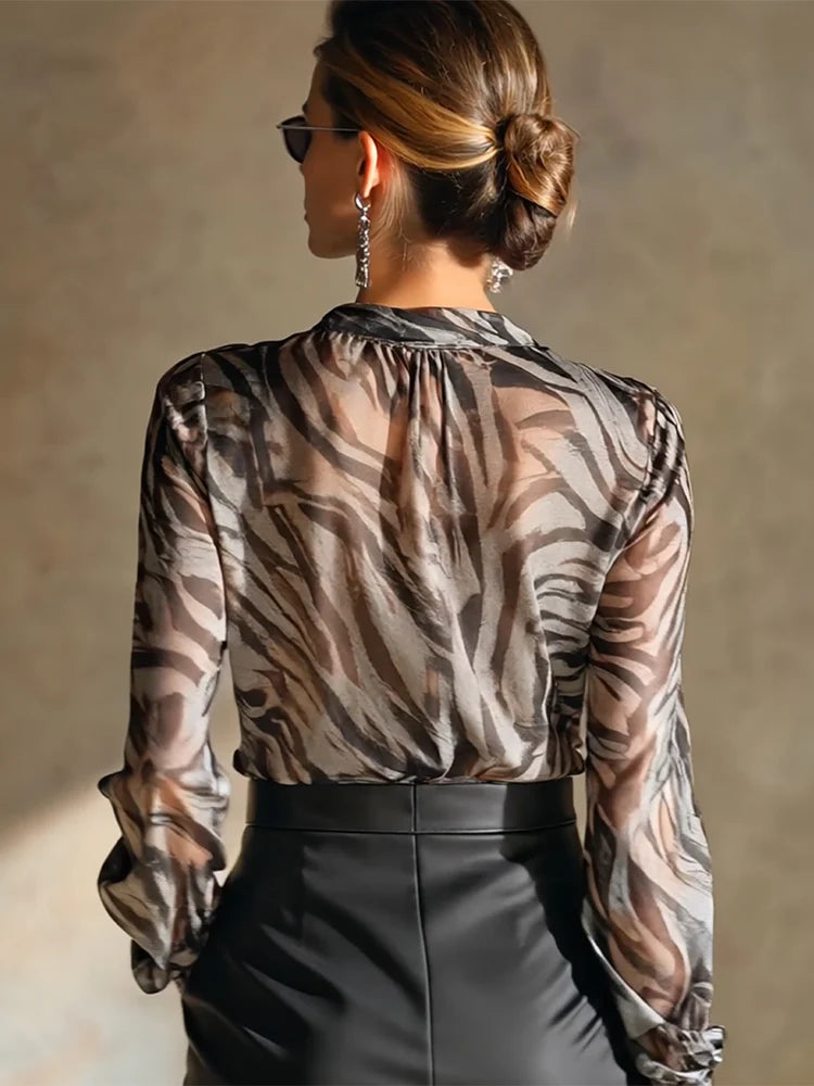 Camisa de gasa Chic