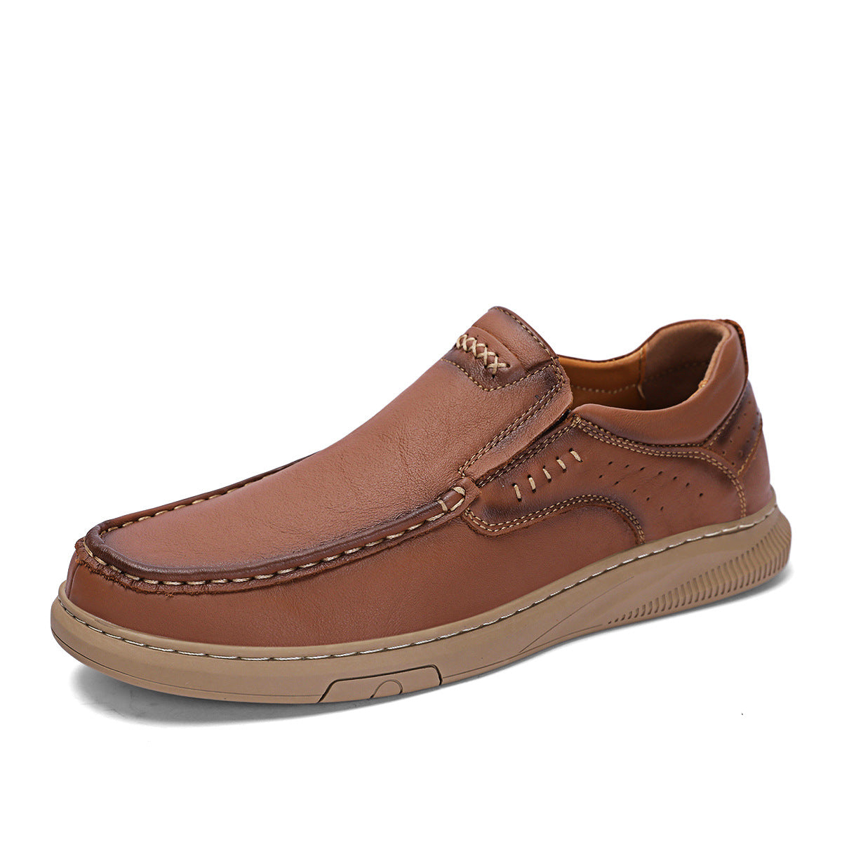 Zapatos cómodos de cuero