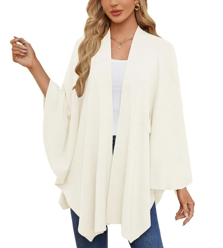 Suéter tipo poncho