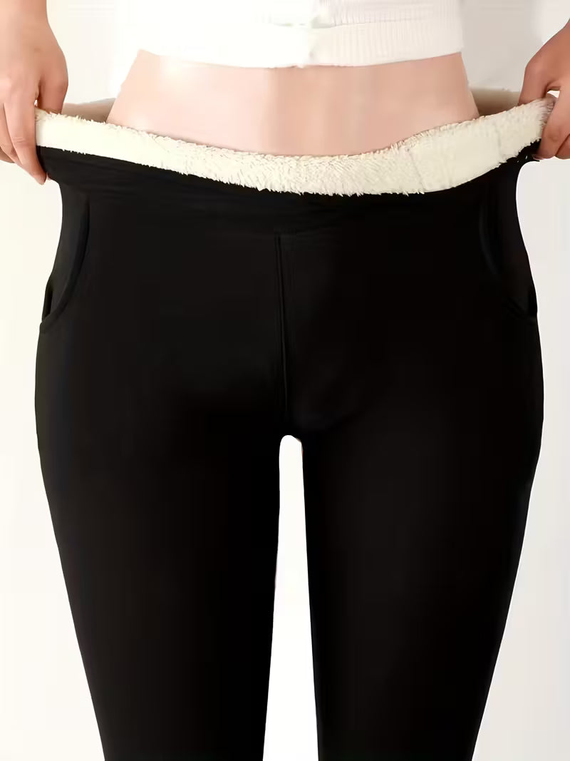 Leggings cálidos de Sherpa