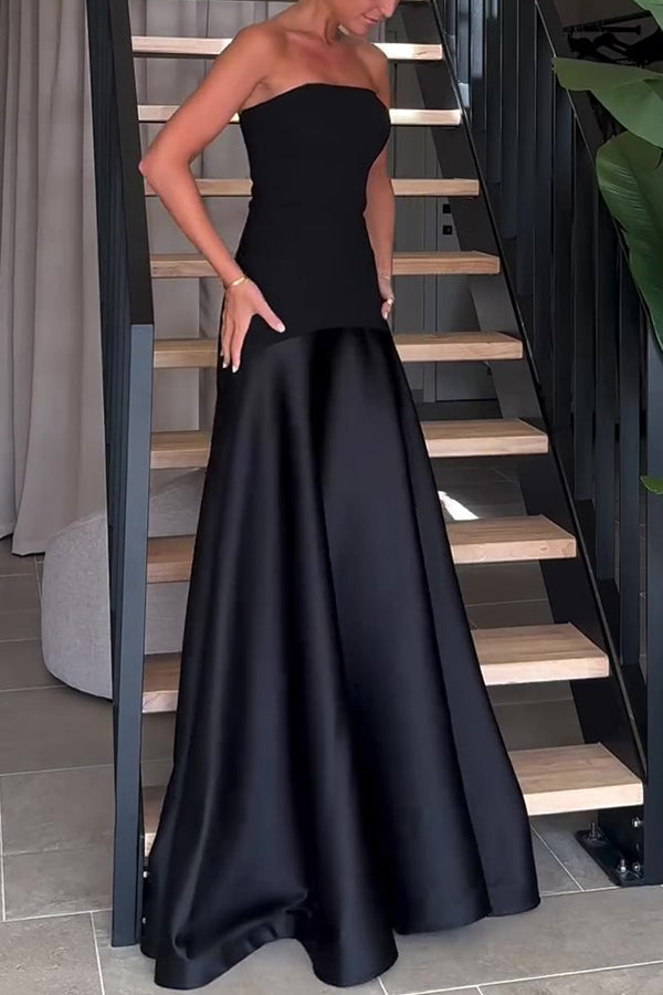 Vestido de Satén Reina