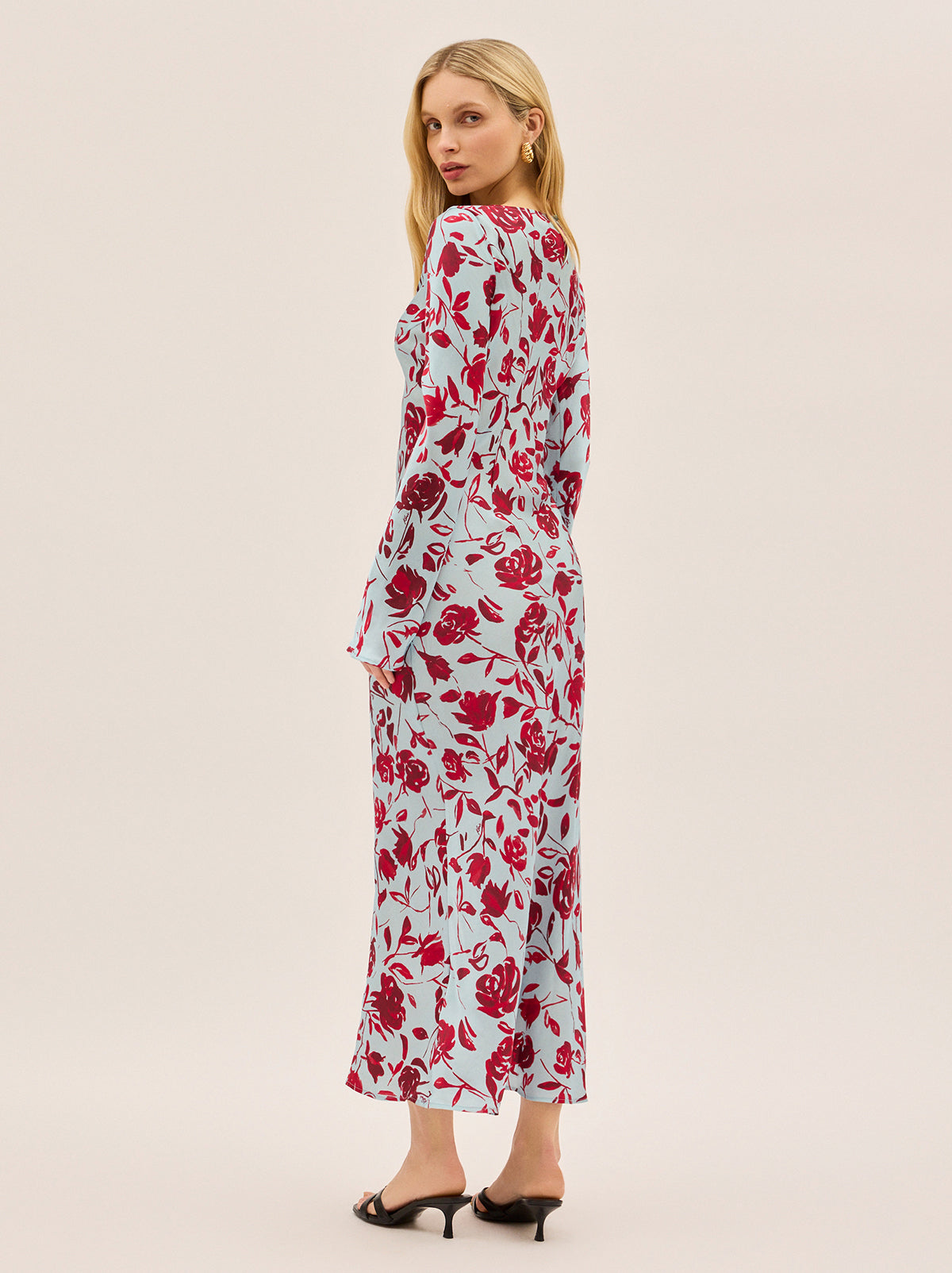 Vestido Gia Estampado De Rosas