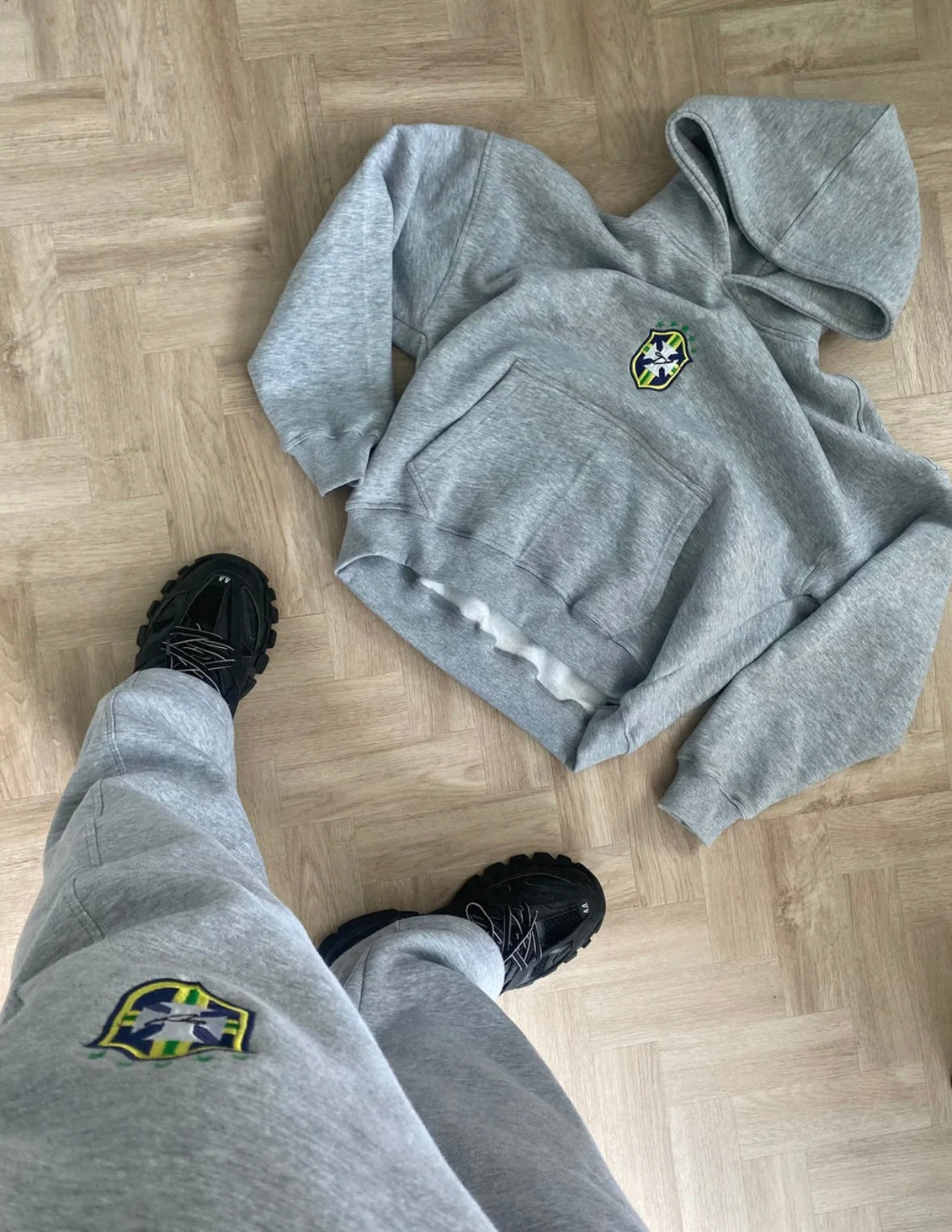 Chándal gris "Brasil" (unisex)
