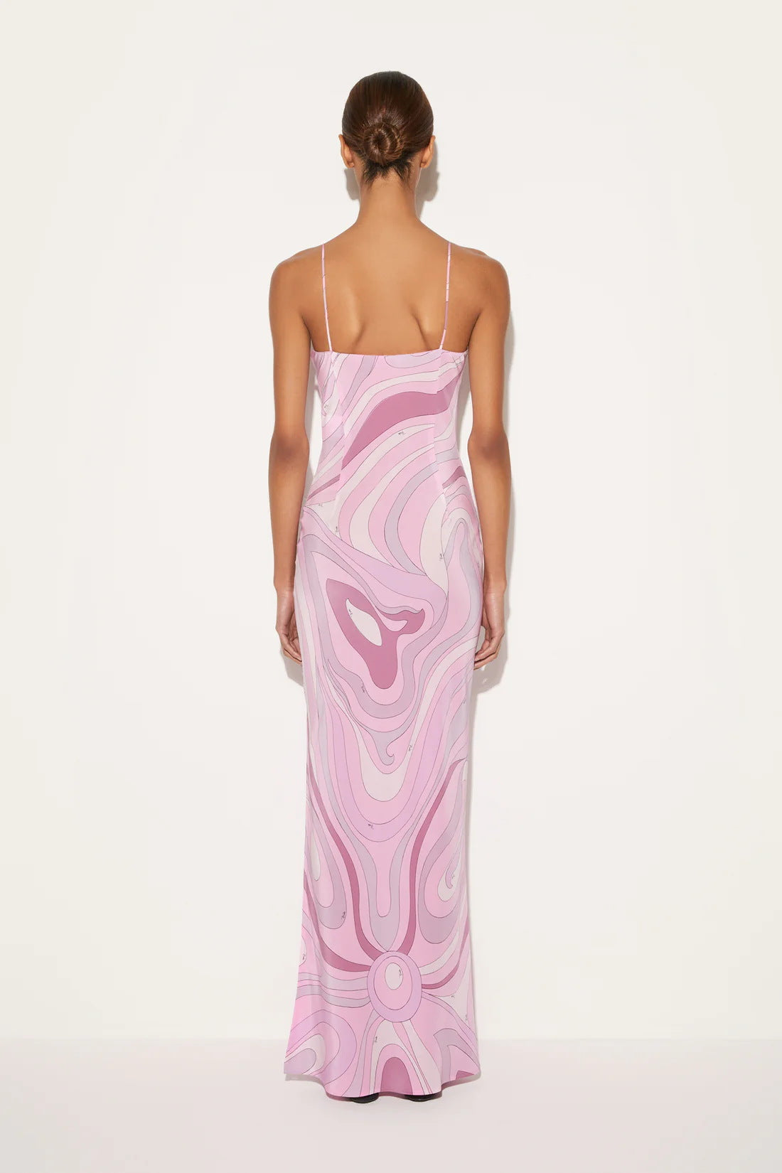 Vestido de Satén Mármol