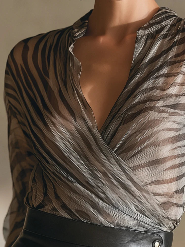 Camisa de gasa Chic