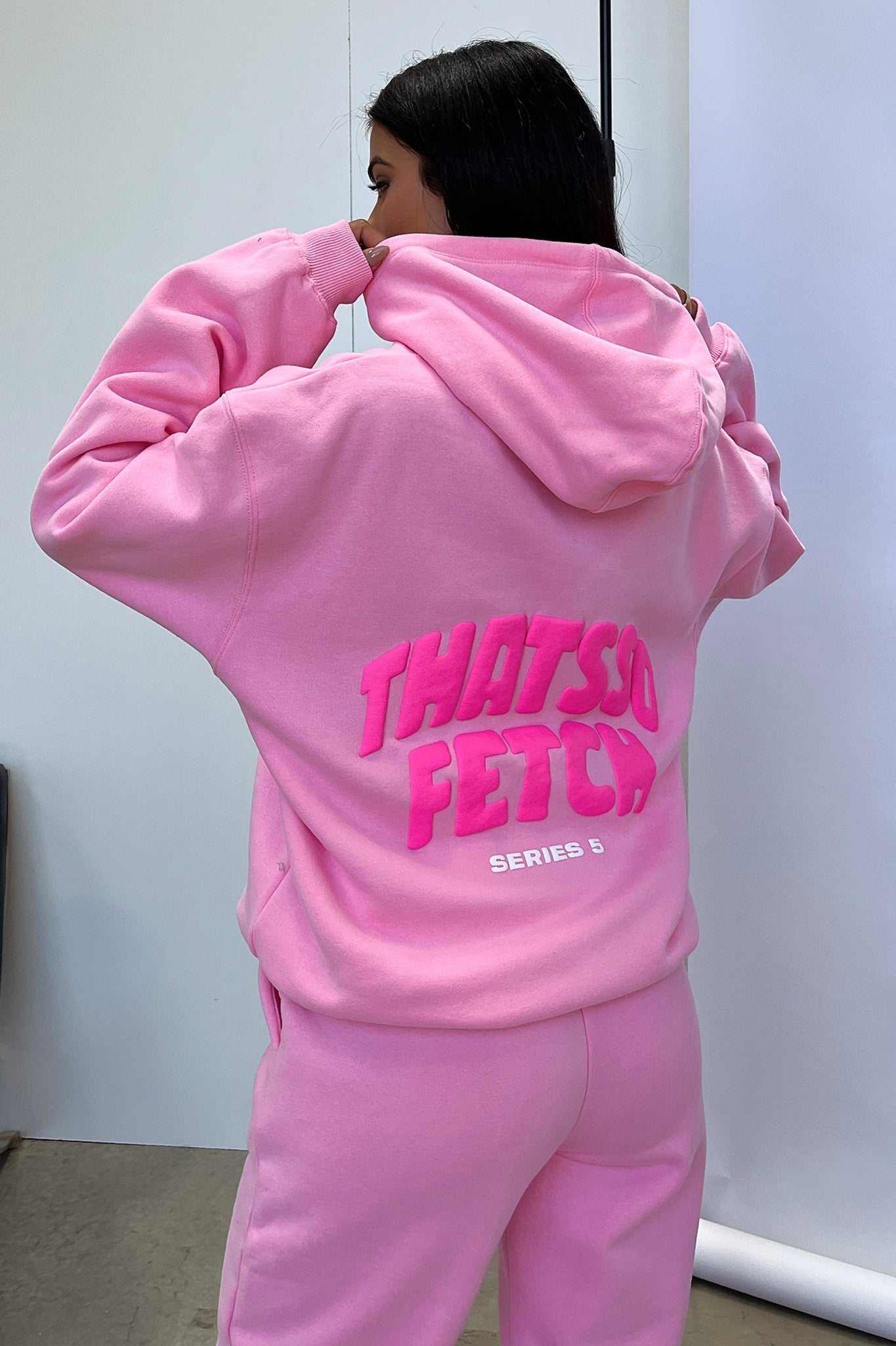 Sudadera con capucha Rosa