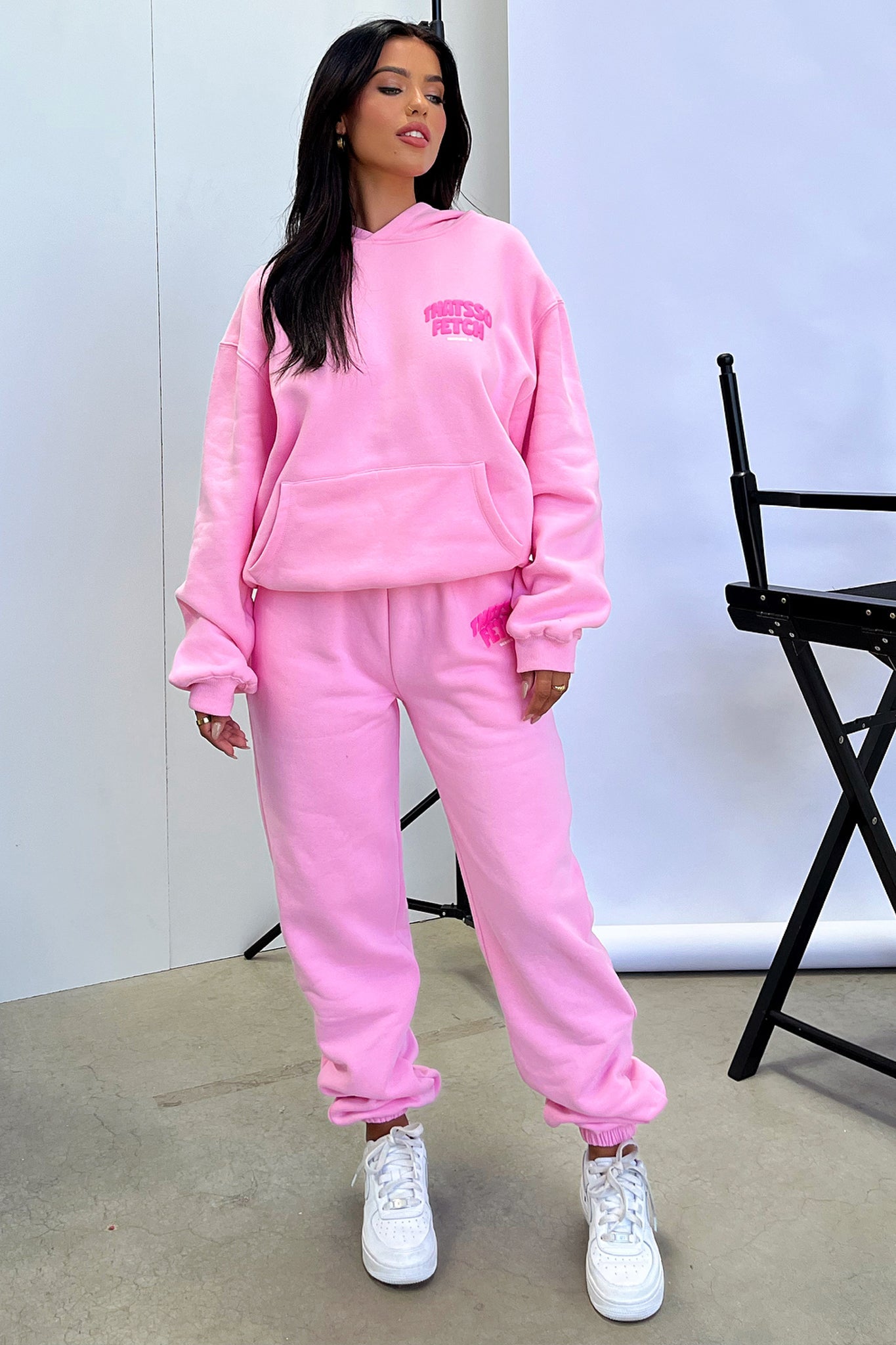 Sudadera con capucha Rosa