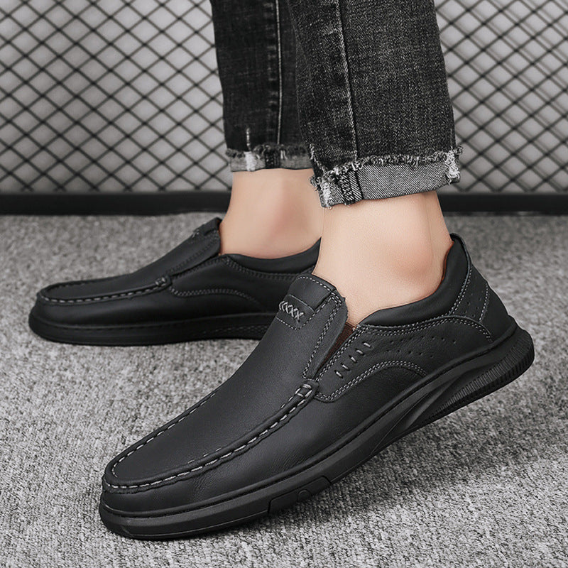 Zapatos cómodos de cuero