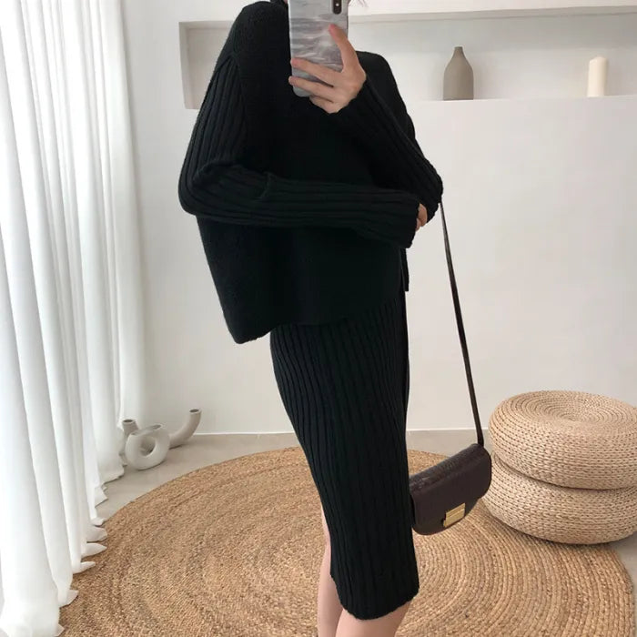 Conjunto Estilo Suéter en punto