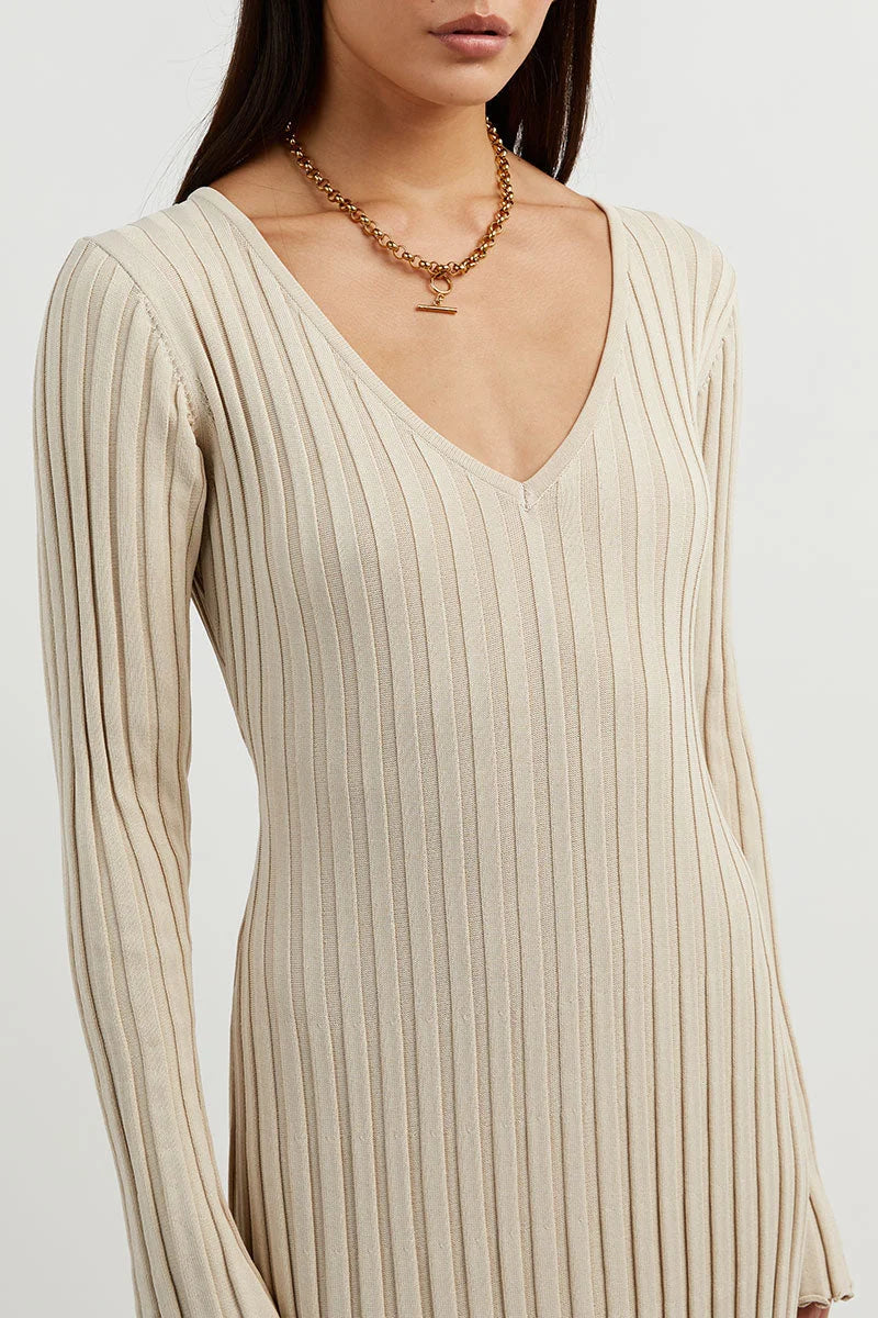 Vestido midi de punto  Luisa