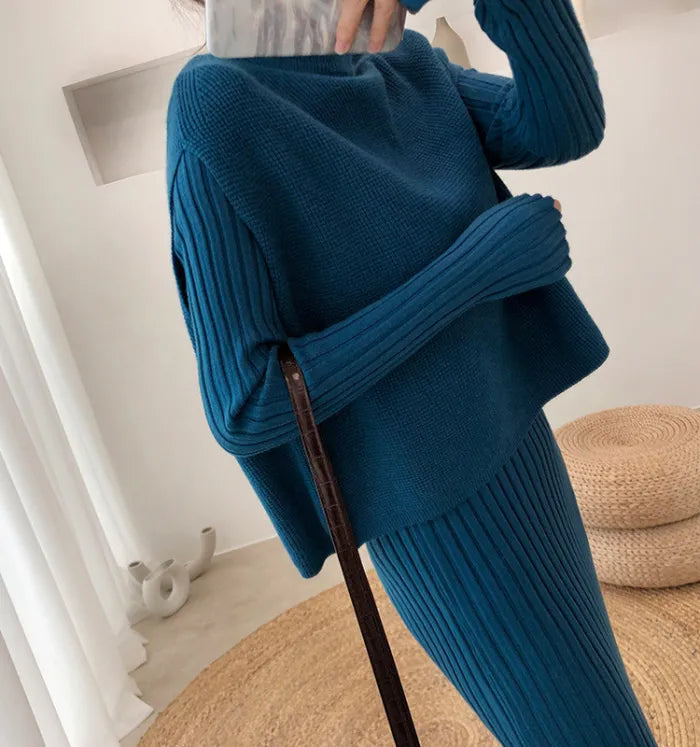 Conjunto Estilo Suéter en punto