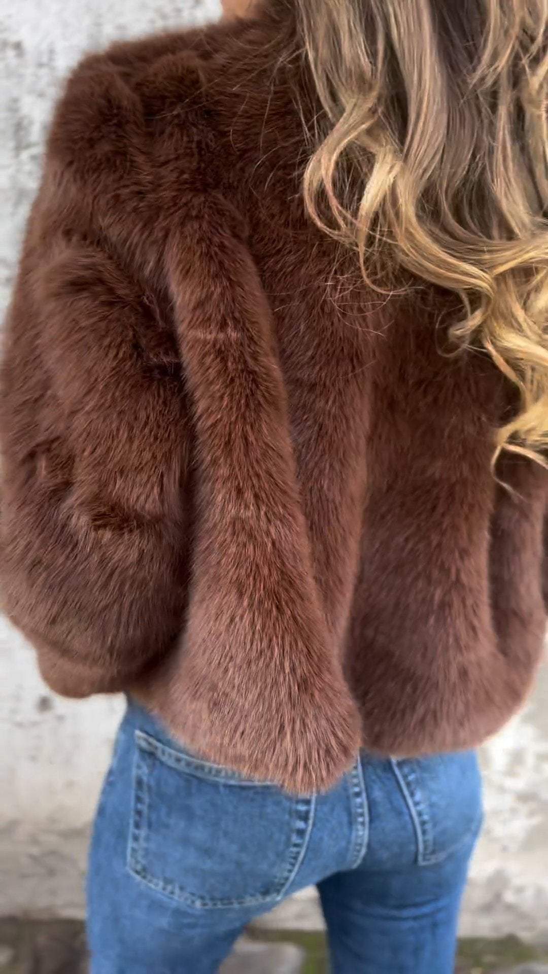 Chaqueta informal de cuello alto