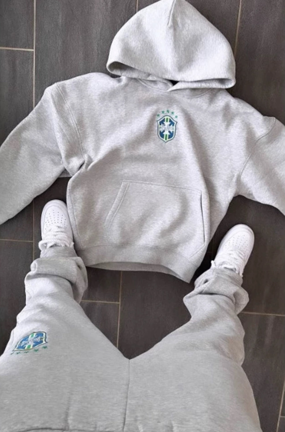 Chándal gris "Brasil" (unisex)