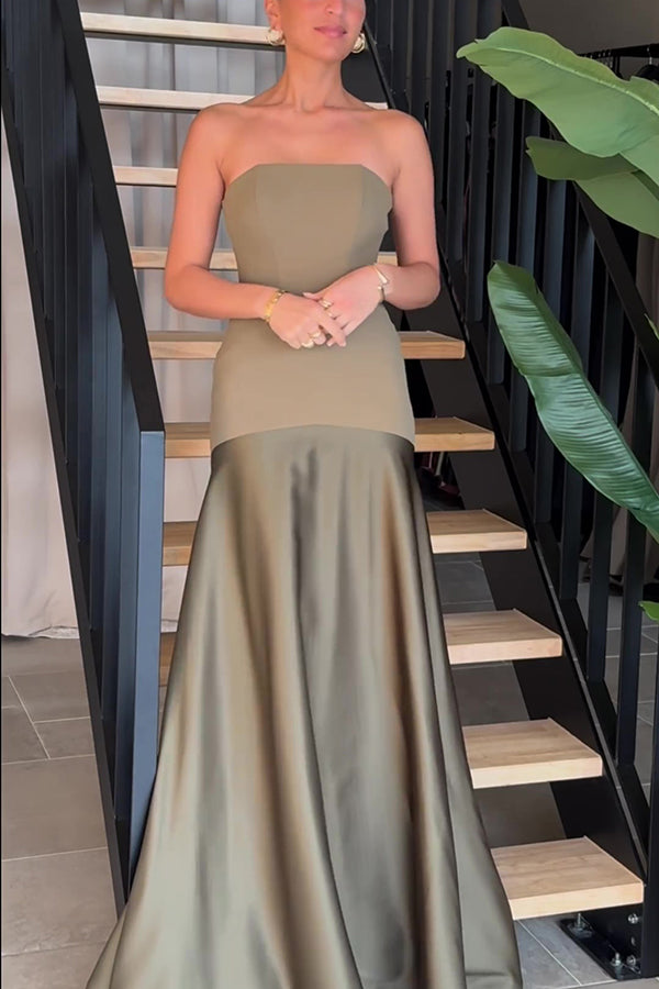 Vestido de Satén Reina